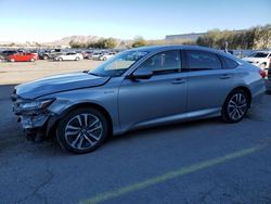 Salvage cars for sale at Las Vegas, NV auction: 2021 Honda Accord Hybrid