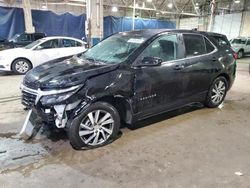 Salvage cars for sale at Woodhaven, MI auction: 2022 Chevrolet Equinox LT