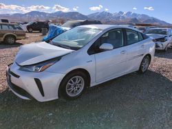 Salvage cars for sale at Magna, UT auction: 2019 Toyota Prius