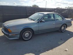 Carros sin daños a la venta en subasta: 1989 BMW 635 CSI Automatic