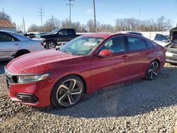 Salvage cars for sale at Columbus, OH auction: 2019 Honda Accord Sport