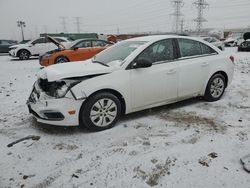 Salvage cars for sale at Elgin, IL auction: 2016 Chevrolet Cruze Limited LS