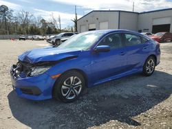 Salvage cars for sale at Savannah, GA auction: 2016 Honda Civic LX