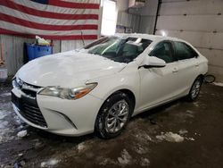 Salvage cars for sale at Lyman, ME auction: 2017 Toyota Camry LE