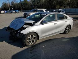 Salvage cars for sale at Savannah, GA auction: 2020 KIA Forte FE