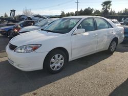 2002 Toyota Camry LE en venta en San Martin, CA