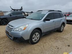 Salvage cars for sale from Copart San Antonio, TX: 2013 Subaru Outback 2.5I