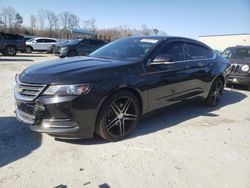 Salvage cars for sale at Spartanburg, SC auction: 2017 Chevrolet Impala LT