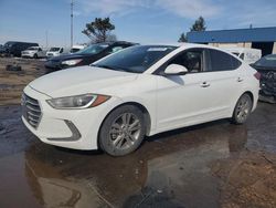 Salvage cars for sale at Woodhaven, MI auction: 2017 Hyundai Elantra SE