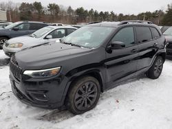 Salvage cars for sale at Exeter, RI auction: 2020 Jeep Cherokee Limited