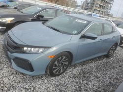 Salvage cars for sale at New Orleans, LA auction: 2017 Honda Civic LX