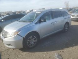 Salvage cars for sale at Kansas City, KS auction: 2011 Honda Odyssey EXL