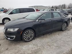 Salvage cars for sale at Wayland, MI auction: 2017 Lincoln MKZ Hybrid Premiere