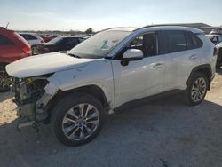 Salvage cars for sale at San Antonio, TX auction: 2022 Toyota Rav4 XLE Premium