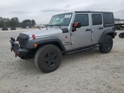 Salvage cars for sale at Lumberton, NC auction: 2017 Jeep Wrangler Unlimited Sport