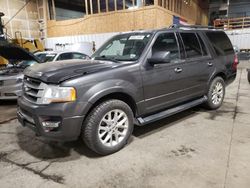 Salvage cars for sale at Anchorage, AK auction: 2017 Ford Expedition Limited