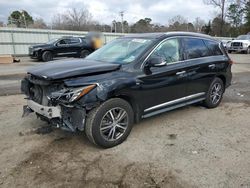 Salvage cars for sale at Shreveport, LA auction: 2017 Infiniti QX60