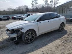 Ford salvage cars for sale: 2020 Ford Fusion Titanium