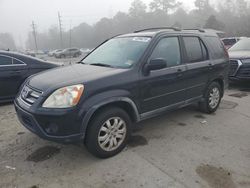 Salvage cars for sale at Savannah, GA auction: 2005 Honda CR-V SE