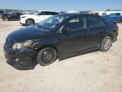 Salvage cars for sale at Houston, TX auction: 2009 Toyota Corolla Base