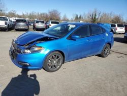 Salvage cars for sale at Woodburn, OR auction: 2015 Dodge Dart SXT