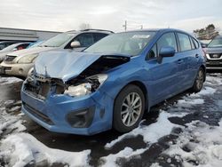 Salvage cars for sale at New Britain, CT auction: 2014 Subaru Impreza Premium