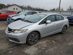 Salvage cars for sale at York Haven, PA auction: 2013 Honda Civic EX