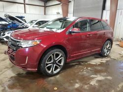 Salvage cars for sale from Copart Lansing, MI: 2013 Ford Edge Sport