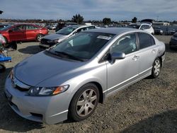 Salvage cars for sale at Antelope, CA auction: 2009 Honda Civic LX