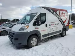 Salvage trucks for sale at East Granby, CT auction: 2018 Dodge RAM Promaster 1500 1500 High