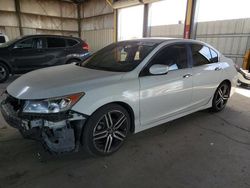 Salvage cars for sale at Phoenix, AZ auction: 2017 Honda Accord Sport