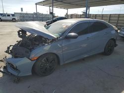 Salvage cars for sale from Copart Anthony, TX: 2019 Honda Civic EX