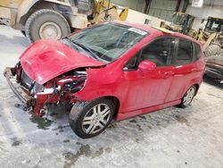 Salvage cars for sale at Greenwood, NE auction: 2008 Honda FIT Sport