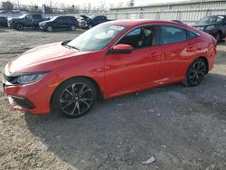 Salvage cars for sale at Walton, KY auction: 2019 Honda Civic Sport