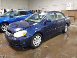 Salvage cars for sale at Elgin, IL auction: 2003 Toyota Corolla CE