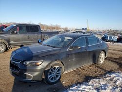 Salvage cars for sale at Des Moines, IA auction: 2016 Chevrolet Malibu LT