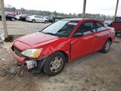 Salvage cars for sale at Hueytown, AL auction: 2002 Honda Civic DX