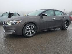 Salvage cars for sale from Copart Pennsburg, PA: 2017 Nissan Maxima 3.5S