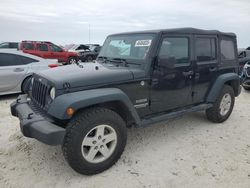 Salvage cars for sale from Copart Temple, TX: 2013 Jeep Wrangler Unlimited Sport