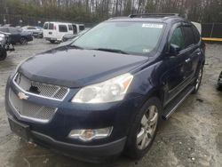 Chevrolet salvage cars for sale: 2010 Chevrolet Traverse LTZ