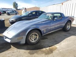 Salvage cars for sale at North Las Vegas, NV auction: 1982 Chevrolet Corvette