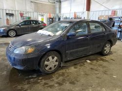 Salvage cars for sale from Copart Mcfarland, WI: 2004 Toyota Corolla CE