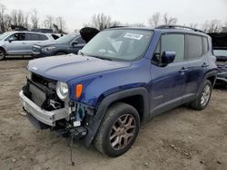 Jeep Renegade Latitude salvage cars for sale: 2017 Jeep Renegade Latitude