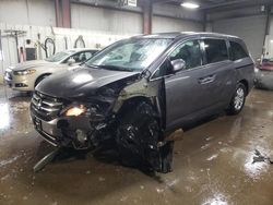 Salvage cars for sale at Elgin, IL auction: 2015 Honda Odyssey EX