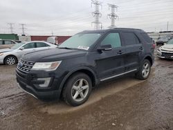 Salvage cars for sale at Elgin, IL auction: 2017 Ford Explorer XLT