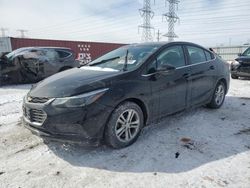 Salvage cars for sale at auction: 2017 Chevrolet Cruze LT