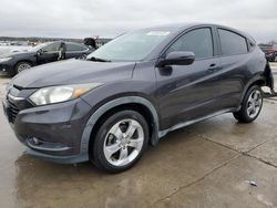 Salvage cars for sale at Grand Prairie, TX auction: 2016 Honda HR-V EX