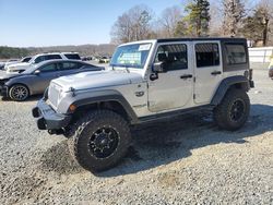 Salvage cars for sale at Concord, NC auction: 2012 Jeep Wrangler Unlimited Rubicon