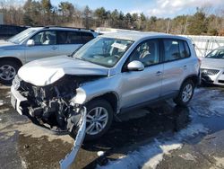 Salvage cars for sale at Exeter, RI auction: 2014 Volkswagen Tiguan S