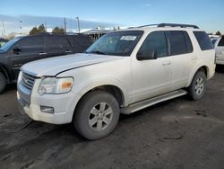 Salvage cars for sale at Denver, CO auction: 2010 Ford Explorer XLT